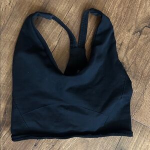 Free People Black Sports Bra Size Small